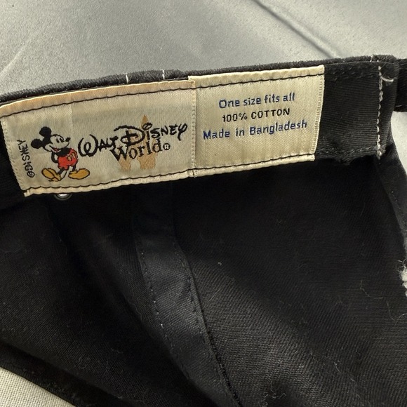 Walt‎ Disney World Grumpy Black Strapback Adult Hat Cap - Picture 8 of 8